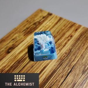 [SG READY STOCK] ICE VULPIX KeyCap | Pokémon Keycap for Mechanical Keyboard Customized Resin Hand-made Translucent Keycap