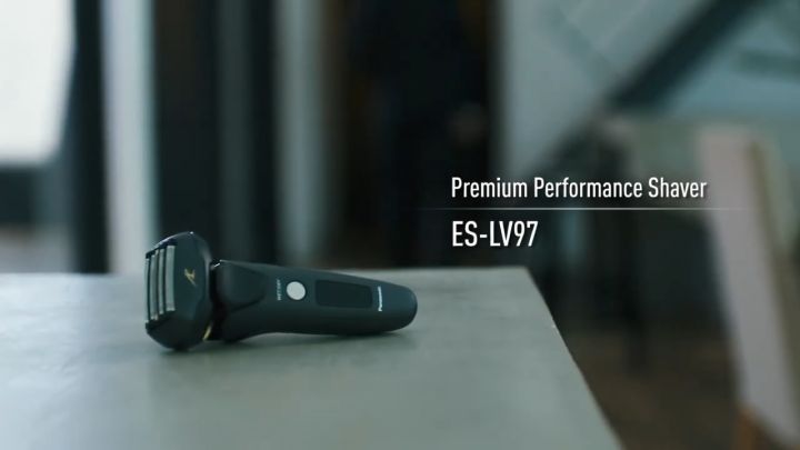 Panasonic ES-LV97 Electric Shaver Intelligent Shaving Sensor Wet/Dry ES-LV97-K751 Lamdash 5-Blade with Cleaning Kit ESLV97