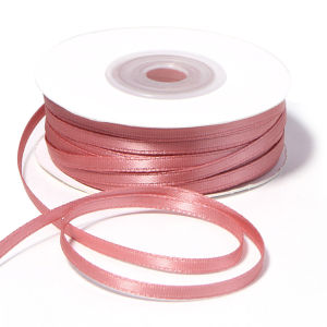 50 Yards/cuộn 3mm Hai Mặt Satin Ruy Băng Để Gói Quà Tóc DIY Trang Sức Thủ Công Cổ Điển Màu Trơn Trang Trí Webbing