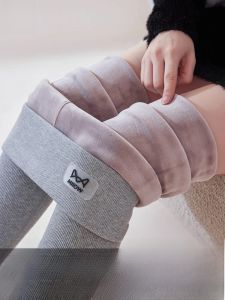 MiiOW | Quần nhung dày lót lông cừu cho nữ MiiOW Quần dài mùa đông Quần lót ấm áp Quần lót thu đông dài thường ngày