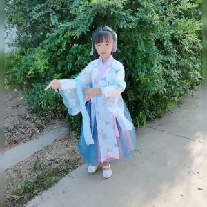Ali Hanfu Girls Tang Costumes 2024: Long Sleeves & Antique Embroidery