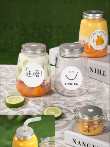 TAFUMAN | Disposable Plastic Cup with Lid Food-grade Reusable Bottles