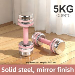 TEZEWA | Adjustable Solid Steel Plated Dumbbell