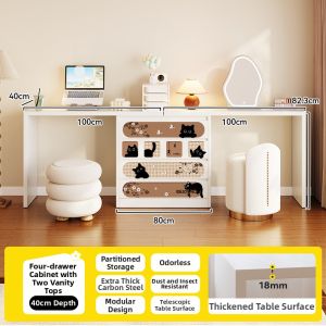 MEISD | Modern Multifunctional Dressing Table Desk