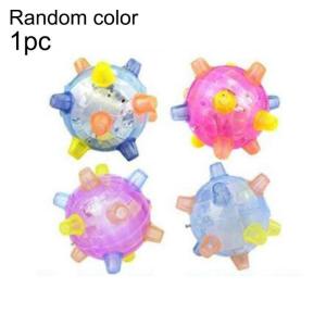 New Luminous Bouncing Ball Dog Toy Dancing Football Color Cognition Jumping Dancing Ball Sensory Ball Interactive Toy Gift