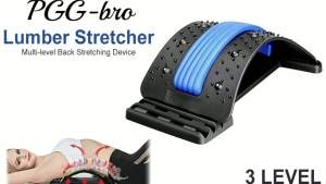 Upgraded Back Stretcher: Multi-Level Massager for Sciatica & Herniated Disc