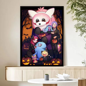 Cartoon P-Pokemon Cute Anime Character DIY Full Square&Round Diamond Painting Mosaic Art Home Decoration Gift No Frame