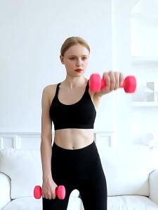 Dumbell 3 Kg / Barbel Mini / Barbel Wanita / Vinyl Cewek / Yoga / Latihan beban-Anti Slip Dumbell 2Kg Dumbell 1Kg