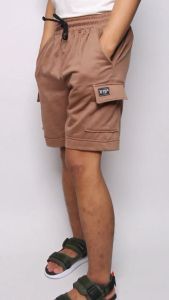 Celana Pendek Pria- Cargo Go Flece-Katun-RockActf-Moca