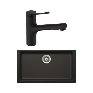 Hansgrohe | Black Kitchen Faucet