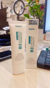 Kem Chống Nắng Phổ Rộng Innoskin B3 Xanh Suncream SPF50+ PA++++ 50ml ( dành cho da khô )