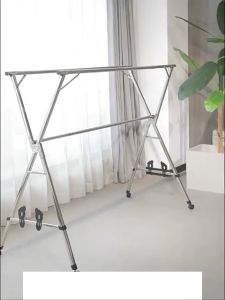 Drying rack 160cm foldable drying rack Stainless steel hanger High quality and space-saving suitable for indoor and outdoor use
