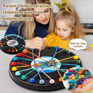 The Battle of Breaking The Rope Challenge Board Game Toys Children Intelligence Logical Thinking Development Focus Parent-child Interaction