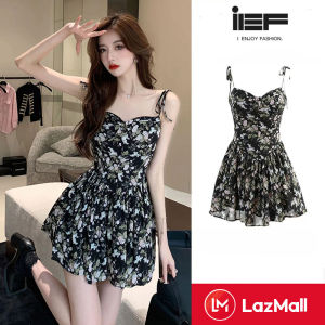 IEF Đầm nữ 2 dây in hoa ôm dáng thời trang hè mới cổ điển🎈đầmváyváy xinh nhẹ nhàngđầm nữ đẹp dự tiệc