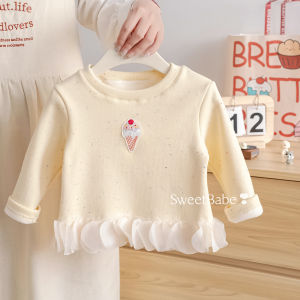 Fluffy Insulated Sweetheart Placket Long Sleeve Top