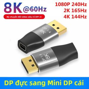 Đầu Chuyển Đổi DisplayPort DP Công Sang Mini DP Mẹ Apple Display Converter Computer High Definition Adapter Cable