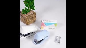 Deli Stapler with Staples Set Cute Mini Binding Tools Portable Stationery Office School Student Supplies