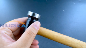 PHYHOO ไม้จับหัวกลม / ค้อนสีขาวแบนหัวคู่สำหรับวัตถุที่โดดเด่น 27/32/34mm