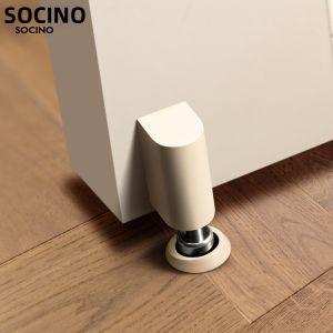 SOCINO |Punch Free Magnetic Door Stop Windproof Anti-Collision Floor Magnet