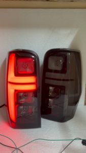 ( พร้อมส่ง ) ไฟท้ายแต่ง LED ลายปี 2024 รุ่น มิตซูบิชิ ไทรทัน MITSUBISHI TRITON ปี 2019 - 2023 สีสโม๊ค 1 คู่ พร้อมชุดสายไฟ