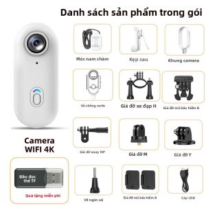 Camera Hành Động Mini FHB 1080P Nhỏ Gọn Đeo Được Kích Thước Ngón Tay Cái Chống Nước Tích Hợp WiFi Dùng Cho An Ninh Gia Đình Và Thể Thao Ngoài Trời