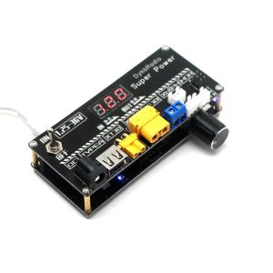 DC-DC Buck-Boost Lab Power Supply Adjustable PD Type-C to 3.3V 5V 12V 15V 24V Converter XT30/XT60 USB LED Display for RC Battery