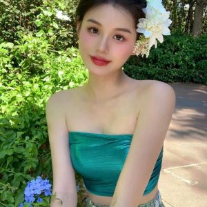 ชุดราตรีเอวสูงทรงเข้ารูปแขนกุดสไตล์ชาติพันธุ์ยูนนานฤดูร้อน ชุดเดรสยาวปานกลางสำหรับผู้หญิง สไตล์เกาหลี