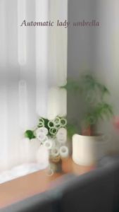 225OLYCAT Lightweight Umbrella Rain Women Windproof Gl-fiber 8 Ribs Business Golf Umbrella Long Handle White Umbrella UPF50+