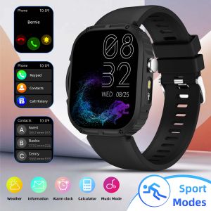 Lenovo Y33 Voice Calling Smart Watch LED Flashlight Outdoor Sports 1.8 Large HD Color Display Fitness Tracking Smartwatch Wristwatch Health Monitoring for Men and Ladies