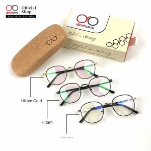 DJAVA OPTIK - Frame Polly - Kacamata Bulat Supersin Protector Titanium