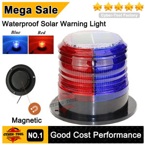 Warning light solar Work & Safety Lights solar light for car blinker light red and blue solar Traffic signal