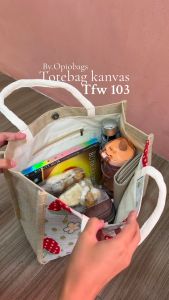 OMYGOOSE TAS TOTE MOTIF BESAR WANITA / TFW 0103