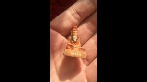 Mini Statue Thai Amulet (Prevent Ghost & Black Magic) Tiger face lersi Pho Jao Saming Prai