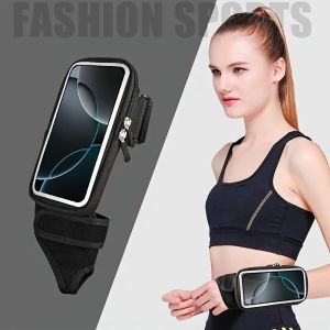 HAISSKY Touch Screen Running Bags For iPhone 17 16 15 14 13 Pro Max 16 Plus 17Air 16E Xiaomi Samsung Cycling Fitness Wrist Pouch