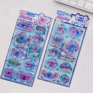 Disney | Genuine Stitch 3D Water Shake Sticker DIY Handicraft Creative Decor Notebook Phone Cases Decorative Reward Student Festival Gift