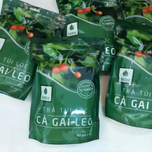 TRÀ TÚI LỌC CÀ GAI LEO XẠ ĐEN 250G - Sadu giải độc của gan giảm ngứa giảm men gan