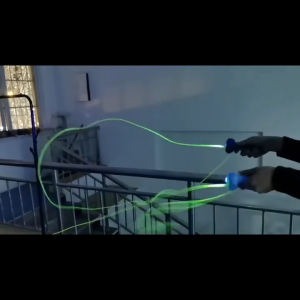 String Rope Glow in The Dark String Rope Launcher Luminous Portable Handheld String Stress Relief Toy For Kids Party Gift