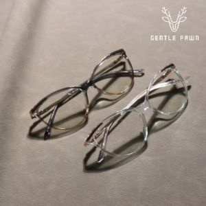 Gentle Fawn Kacamata Antiradiasi Blueray Model Cat Eye Bahan TR90+Metal
