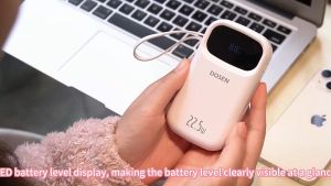 DOSEN Original Powerbank fast charging  PD22.5W Y342 Portable 20000mAh 25000mAh Comes with three wires Compatible with Type-C iPhone USB