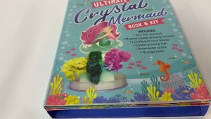 Ultimate Mermaid Magic Crystals Book & Kit for Kids with grow your own crystal kit BOXSET