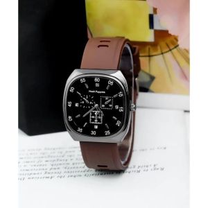 Abee Fa-1540 Korean style dengan Desain Silikon Jam Tangan Korea Sport Chrono Quartz