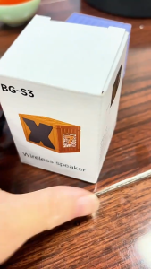 360° Wireless Bluetooth Audio Speaker Cube Style 3D Stereo BG-S3 TWS Mini Subwoofer Portable Speaker