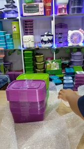 **Toples Melati 10 Pcs Putih Bening: Wadah Penyimpanan Bumbu & Food Organizer Dapur**