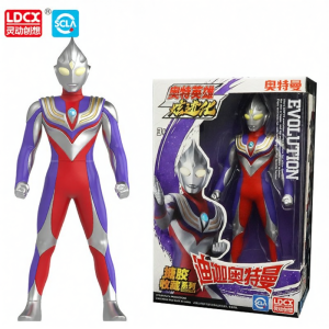 LDCX | Official Tiga Ultraman Soft Vinyl Action Figure For Boys