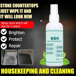 Stone Crystal Coating Agent Enhanced Brightening Crystallizer Tile Scratch Repair Cleanser Polish Coating Agent 修复除划痕石材镀晶剂