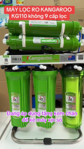 MÁY LỌC NƯỚC KANGAROO KG110 9 cấp lọc -RO KHÔNG TỦ - Tặng kèm chân kê + phụ kiện đầy đủ