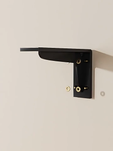 ⭐️【มีในสต๊อก+คลังสินค้าท้องถิ่น】⭐ตัวยึดชั้นวางของที่ซ่อนอยู่เหล็กทนทานรูปตัวแอลเหล็กหล่อสำหรับงานหนักตัวยึดชั้นวางอุตสาหกรรมสีดำตัวยึดผนัง