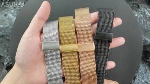 Dây Đeo Đồng Hồ Milanese Tháo Nhanh 18/20/22mm Chất Liệu Thép Không Gỉ Kiểu Lưới Dành Cho Nam Nữ Tương Thích Với Omega DW Seiko - Màu Bạc Đen Vàng Hồng