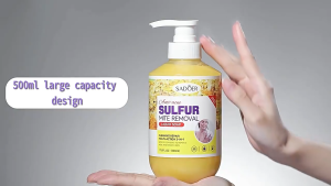 Anti mite shower gel acne shower gel 500ml fast acne removal long-lasting fragrance efficient mite removal Sulfur mite removal liquid soap