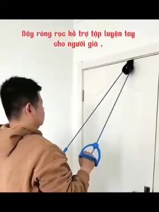 Dây ròng rọc dây kéo tập phục hồi chức năng cánh tay sau tai biến tai nạn dây tập thể dục tại nhà